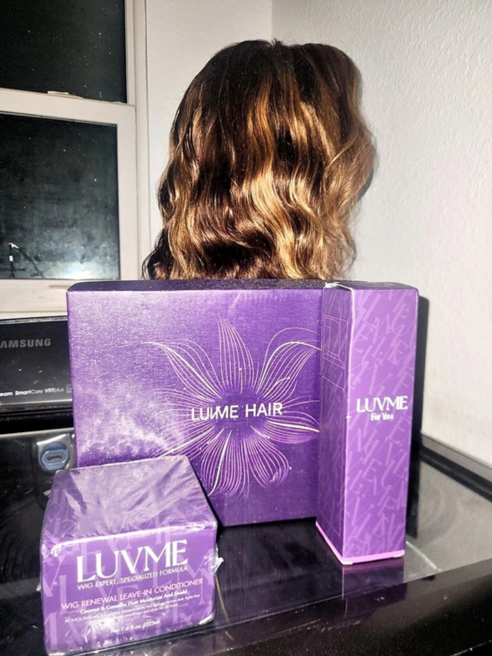 Luvme Hair Brown Wavy Lace Wig